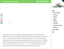 Tablet Screenshot of lostvalleyretreat.org